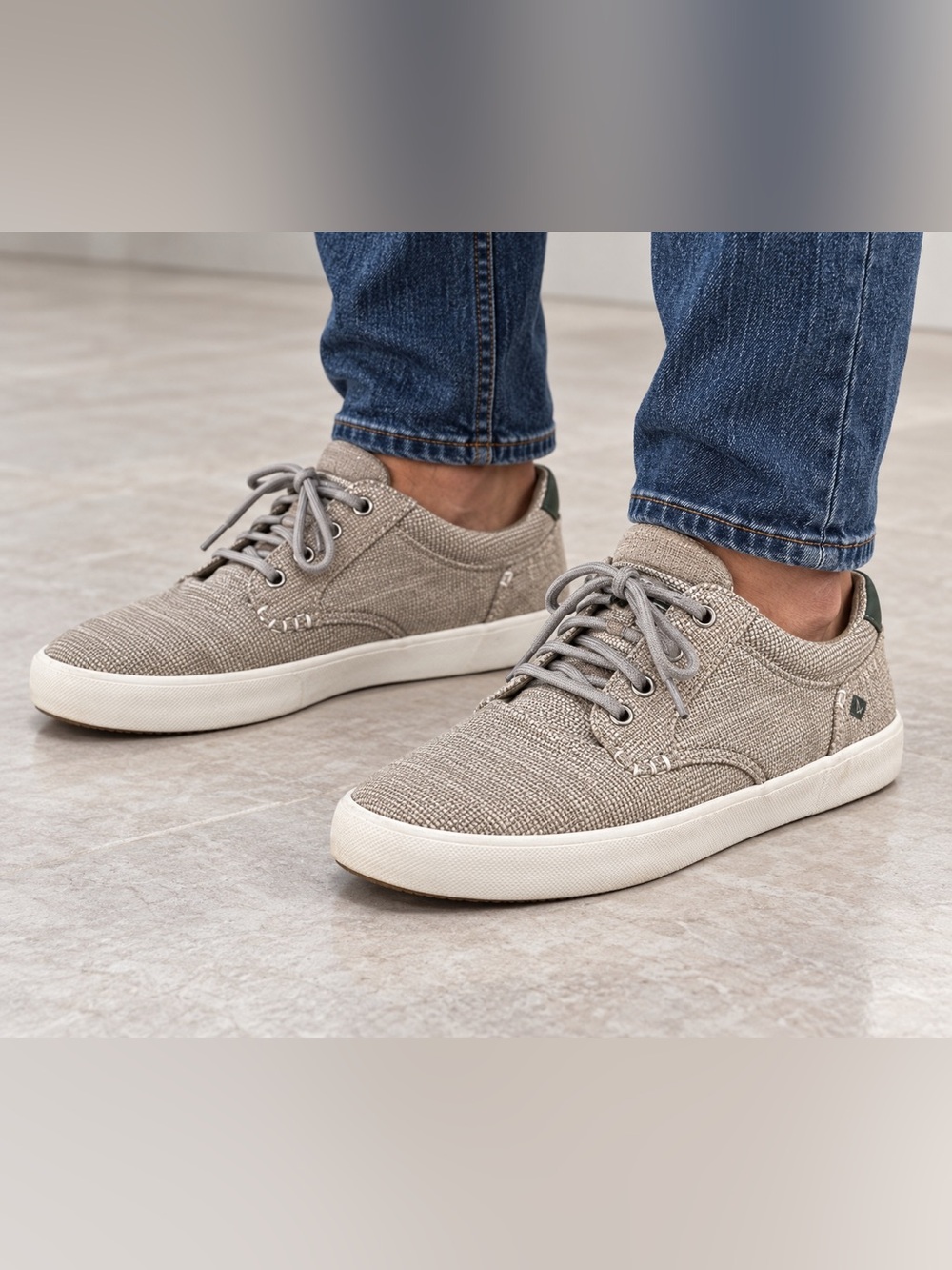 Sperry Men's Low-Top Sneakers in Taupe